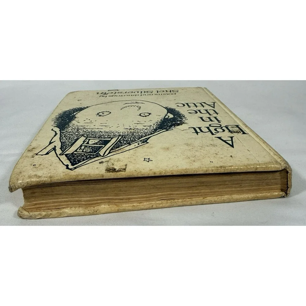 Shel Silverstein A Light in the Attic Book Kids Cream Harpercrest Library Ed